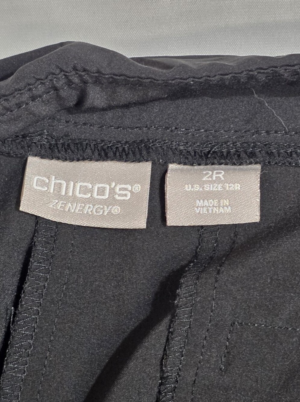 Chico's Womens Size 12 (Chico's 2) Neema Zip Pocket Crop Ankle Pants - Picture 7 of 13
